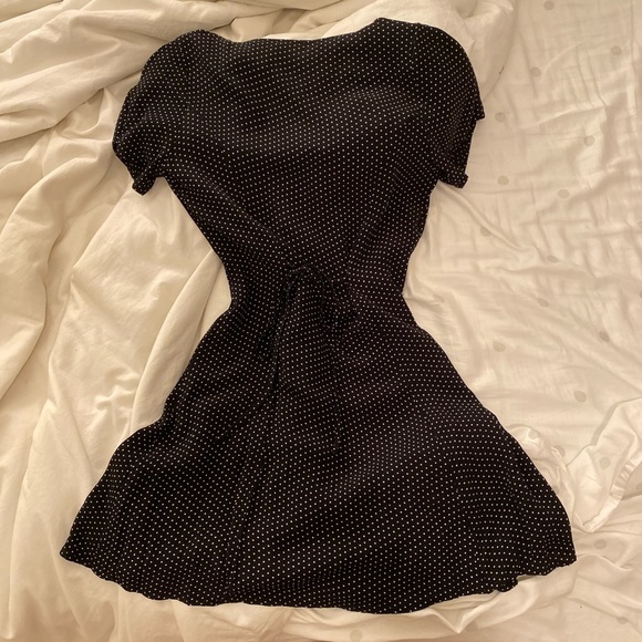 brandy melville black and white polka dot dress! - Picture 2 of 2
